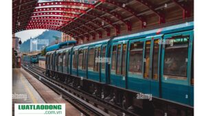 tàu điện ngầm ở Santiago Chile